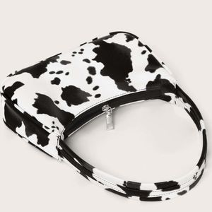 Cow Print Shoulder Bag 🐄